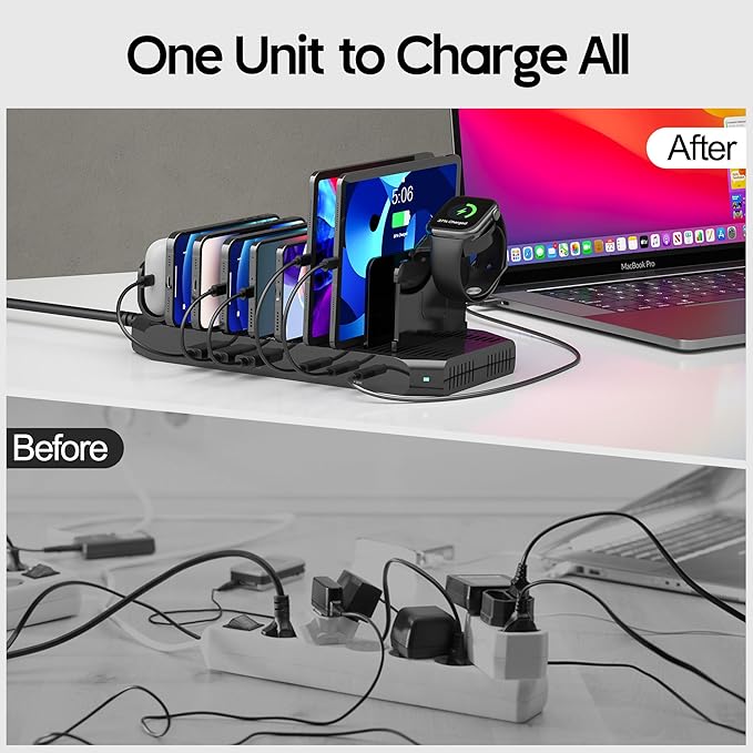 Unitek USB C Charging Station for Multiple Devices Apple - Image 6