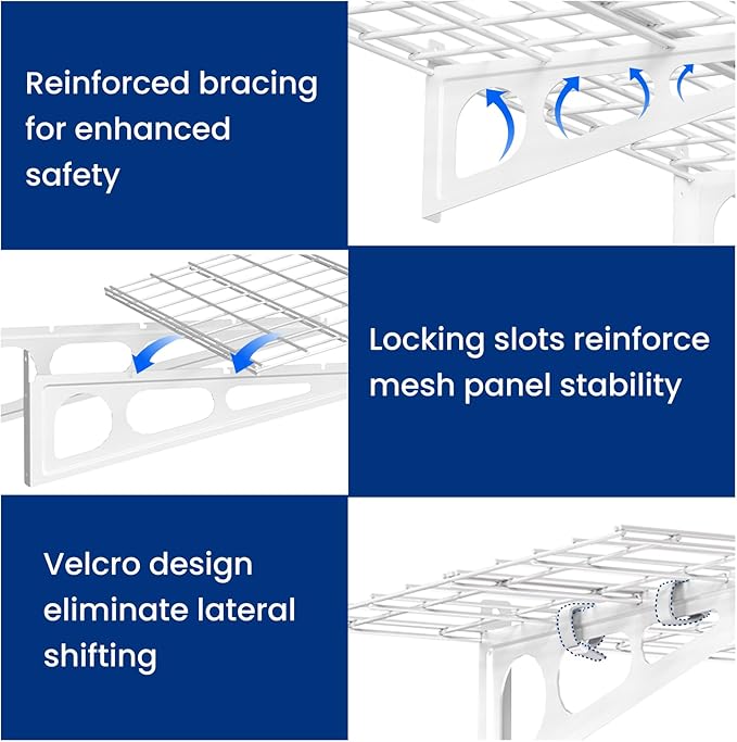 LEXIMOUNTS 2-Pack 2x4ft Garage Shelving - Image 5