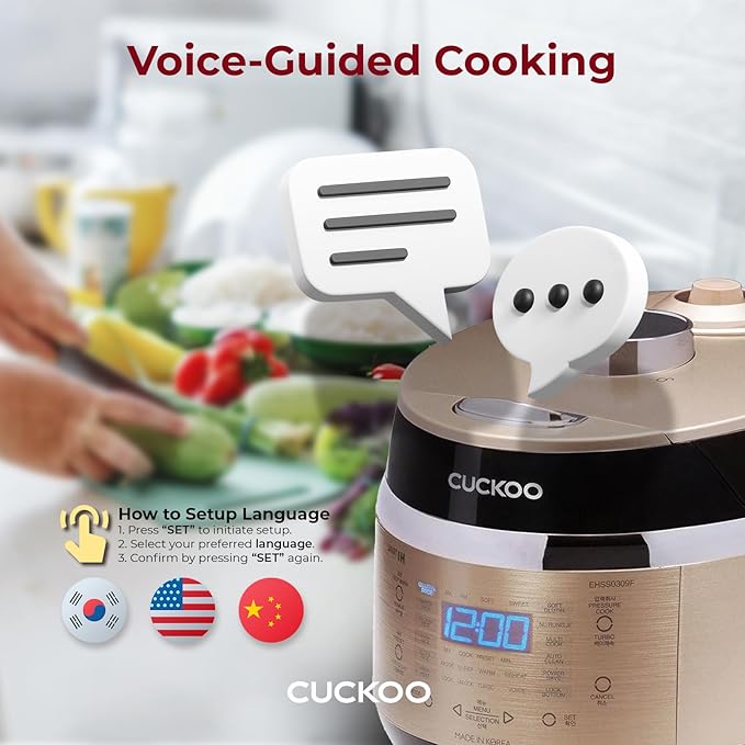 CUCKOO High Pressure Rice Cooker 3-Cup Uncooked / 6-Cup Cooked - Image 7