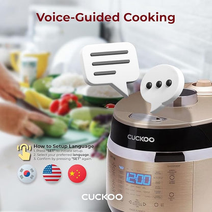 CUCKOO High Pressure Rice Cooker 3-Cup Uncooked / 6-Cup Cooked - Image 7