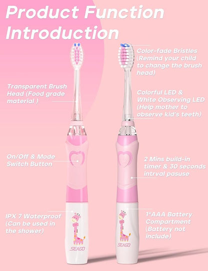 SEAGO Kids Electric Toothbrush - Image 4
