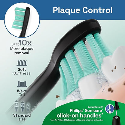 Brushmo Plaque Control Replacement Toothbrush Heads, Compatible - Image 4