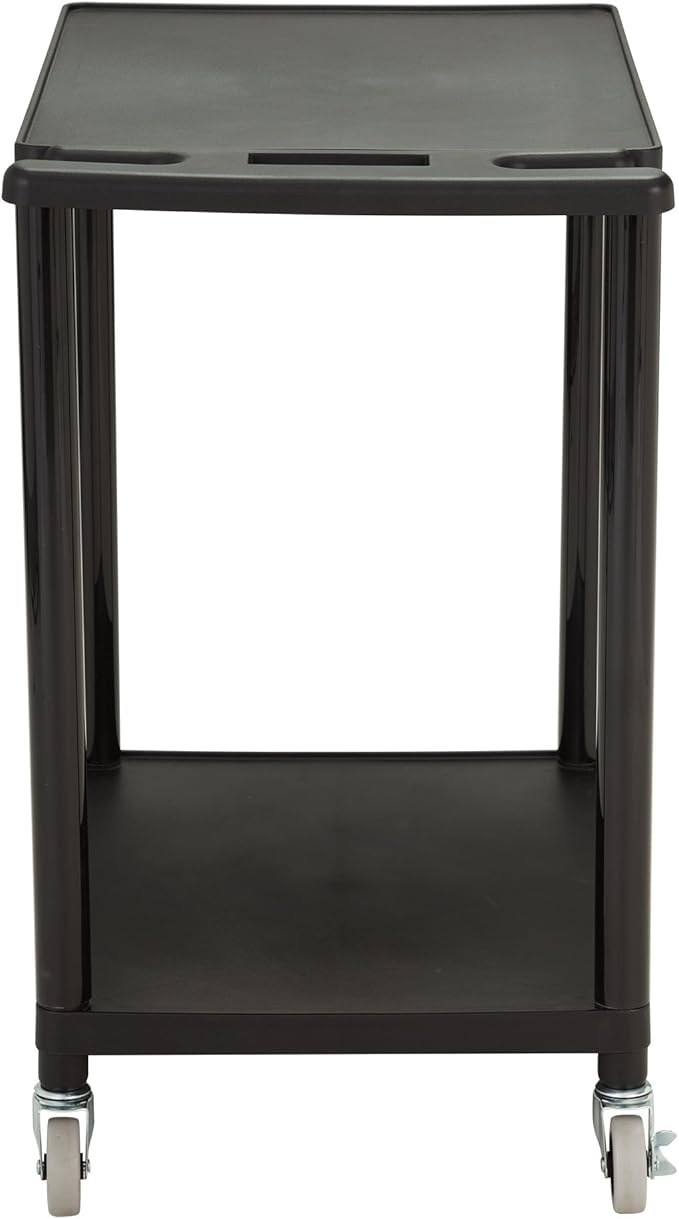 Norwood Commercial Furniture 2-Tier Mobile Utility AV Cart - Image 3