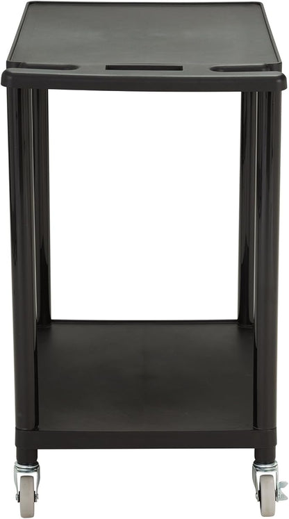Norwood Commercial Furniture 2-Tier Mobile Utility AV Cart - Image 3
