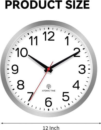 AKCISOT Atomic 12 Inch Wall Clock Analog Clocks - Image 9