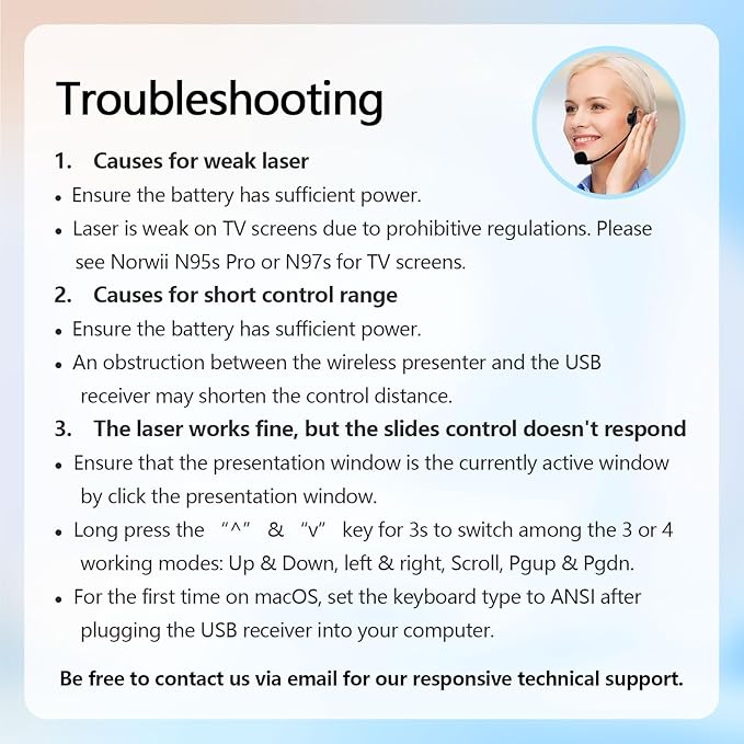 Norwii Bluetooth Presentation Clicker - Image 7