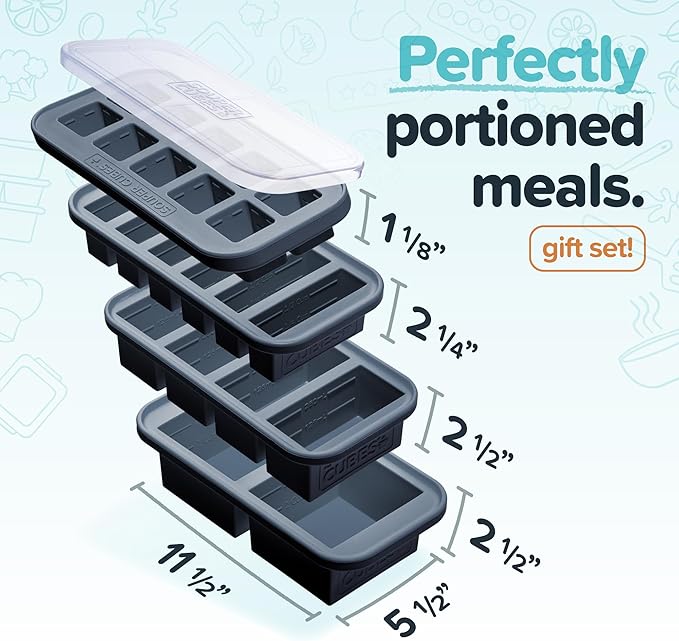 Souper Cubes Silicone Freezer Molds Gift Set - Image 3