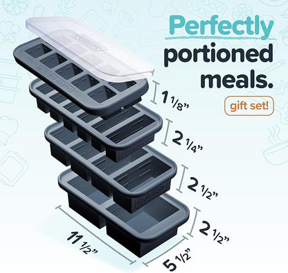 Souper Cubes Silicone Freezer Molds Gift Set - Image 3