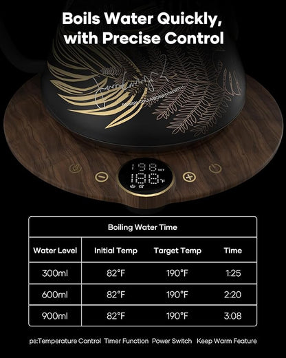 Cocinare FLOW B9 Gooseneck Electric Kettle, Precise Temperature Control - Image 6