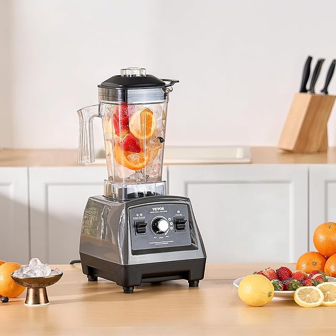 VEVOR Blender for Smoothies, 61 oz 1400W, Professional Blender - Image 8