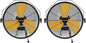 2PCS 2600 CFM 14 inch Outdoor High Velocity Wall Mounted Fan, 3-Speed Metal Fans by Fanqiebros