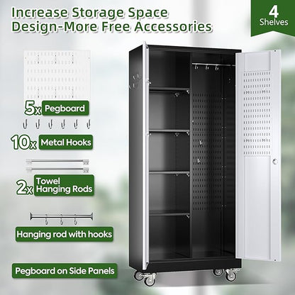 Broom Closet Storage Cabinet - Image 5