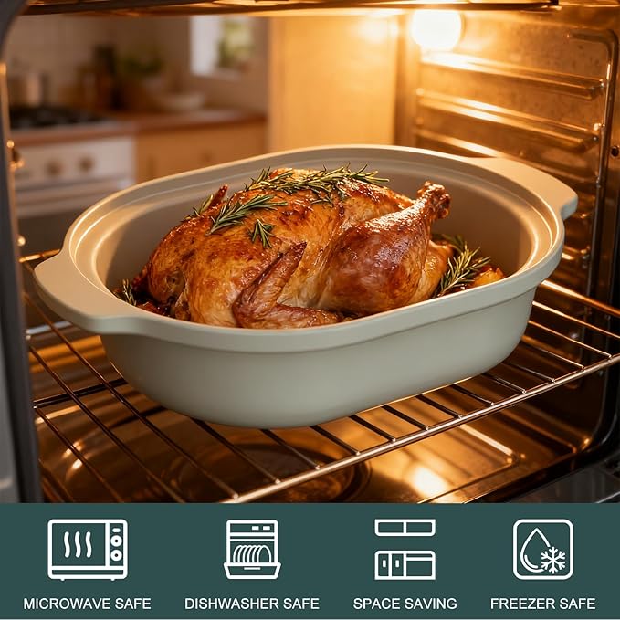 MAGNIFIQUE 4 Quart Programmable Casserole Slow Cooker, 8-in-1 Multi Cooker - Image 7