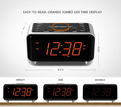 Emerson CKS1521-A SmartSet Bluetooth Dual Alarm Clock Radio - Image 7