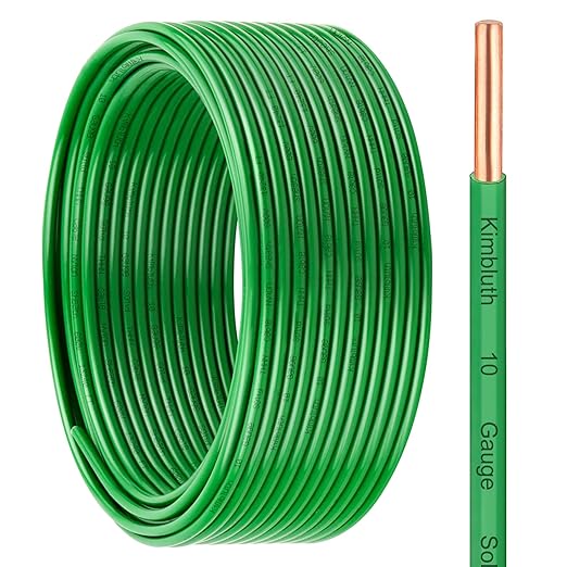 THHN Wire 10 Gauge 50 FT OFC Electrical Wire, 10 AWG Solid Copper Wire Rated up by SimpleandPractical