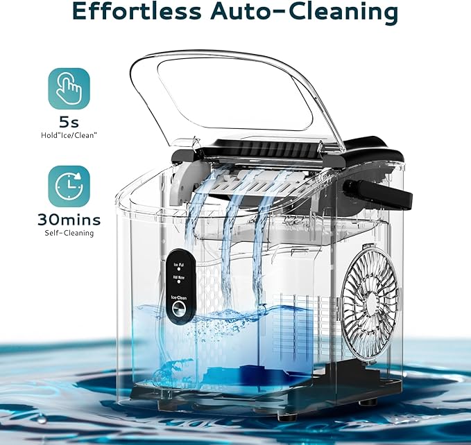 EUHOMY Ice Maker Countertop, Portable Ice Machine - Image 5