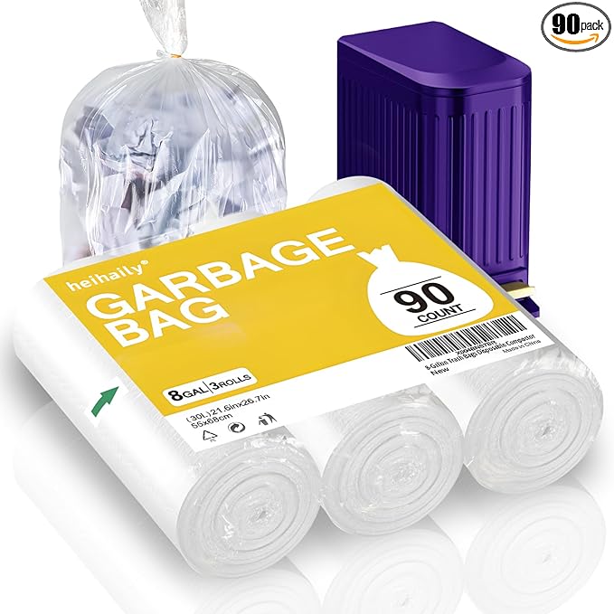 8-Gallon Trash Bags Bathroom Trash-Bags by heihaily