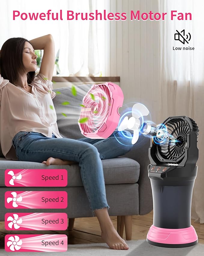 WESTTREE Portable Misting Fan - Image 5