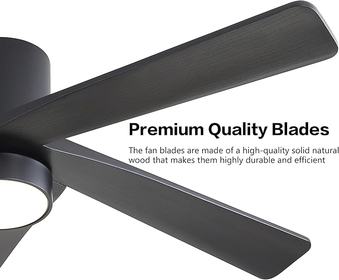 WINGBO 54 Inch Flush Mount DC Ceiling Fan - Image 6