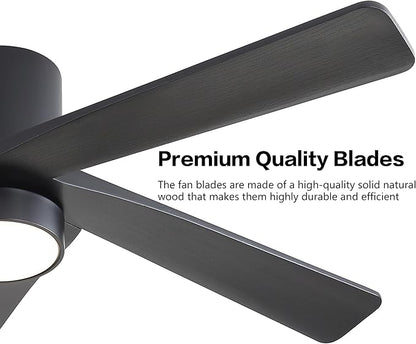 WINGBO 54 Inch Flush Mount DC Ceiling Fan - Image 6