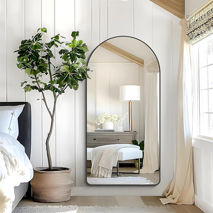 Arched Bathroom Mirror, Wall Mounted Mirror, Living Room, Hanging or Leaning - Image 2