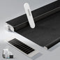 No Drill Motorized Blinds with Remote, Cordless Smart Electric Roller Shades by MUSCLEAREA