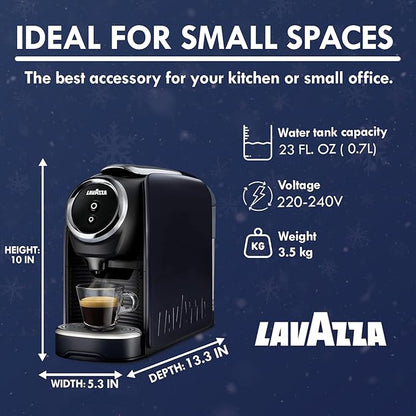 Lavazza Classy Mini Coffee Maker – 72 Count Classico Espresso Capsules – - Image 5