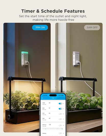 Govee Smart Plug Outlet Extender, 3-Sided Smart Power Strips - Image 4