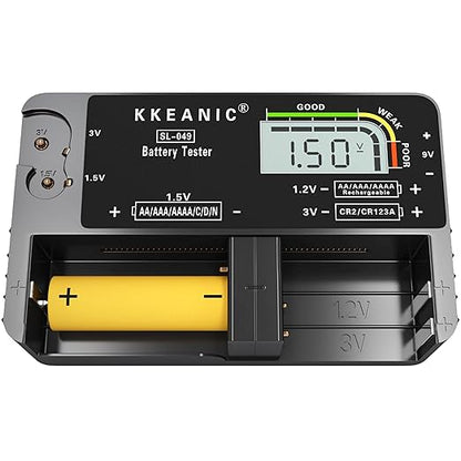 Battery Tester with Battery Organizer Storage Case, Professional Digital - Image 3