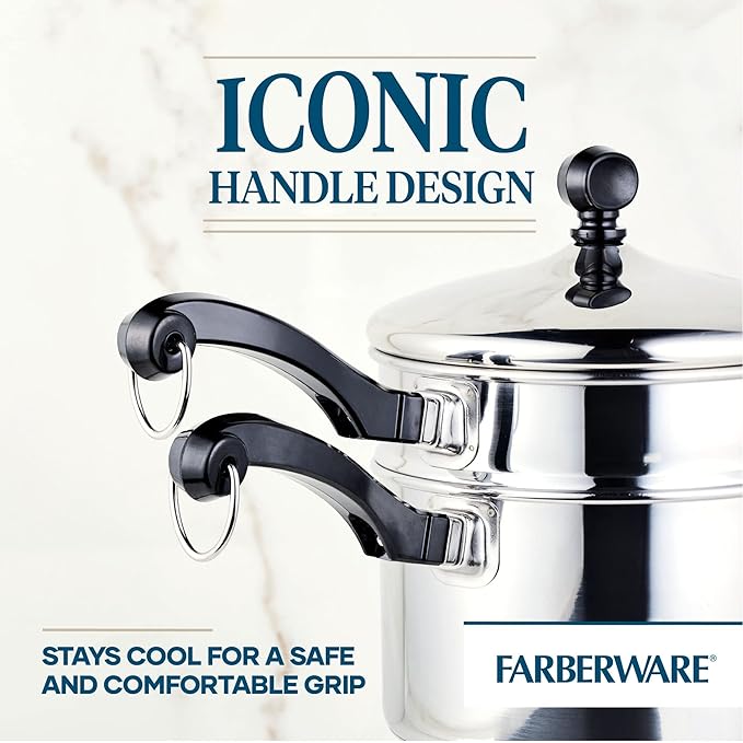 Farberware Classic Stainless Series 2-Quart Covered Double Boiler - Image 3