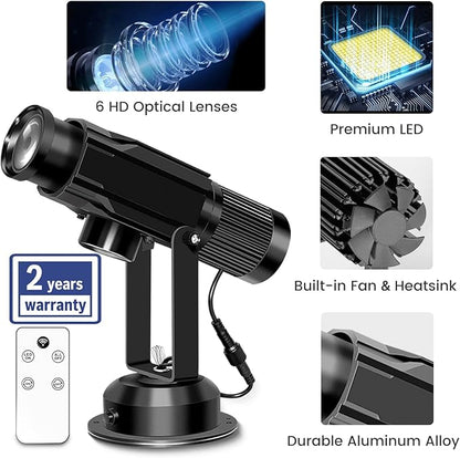 Laulgpoha 30W Logo GOBO Projector, HD LED Light - Image 4