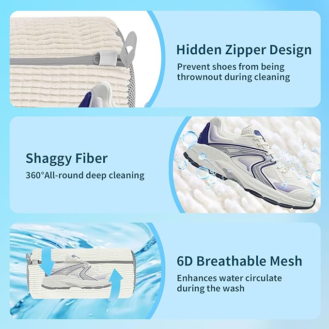 Shoe Washing Machine Bag: Laundry Shoe Bag - Image 3