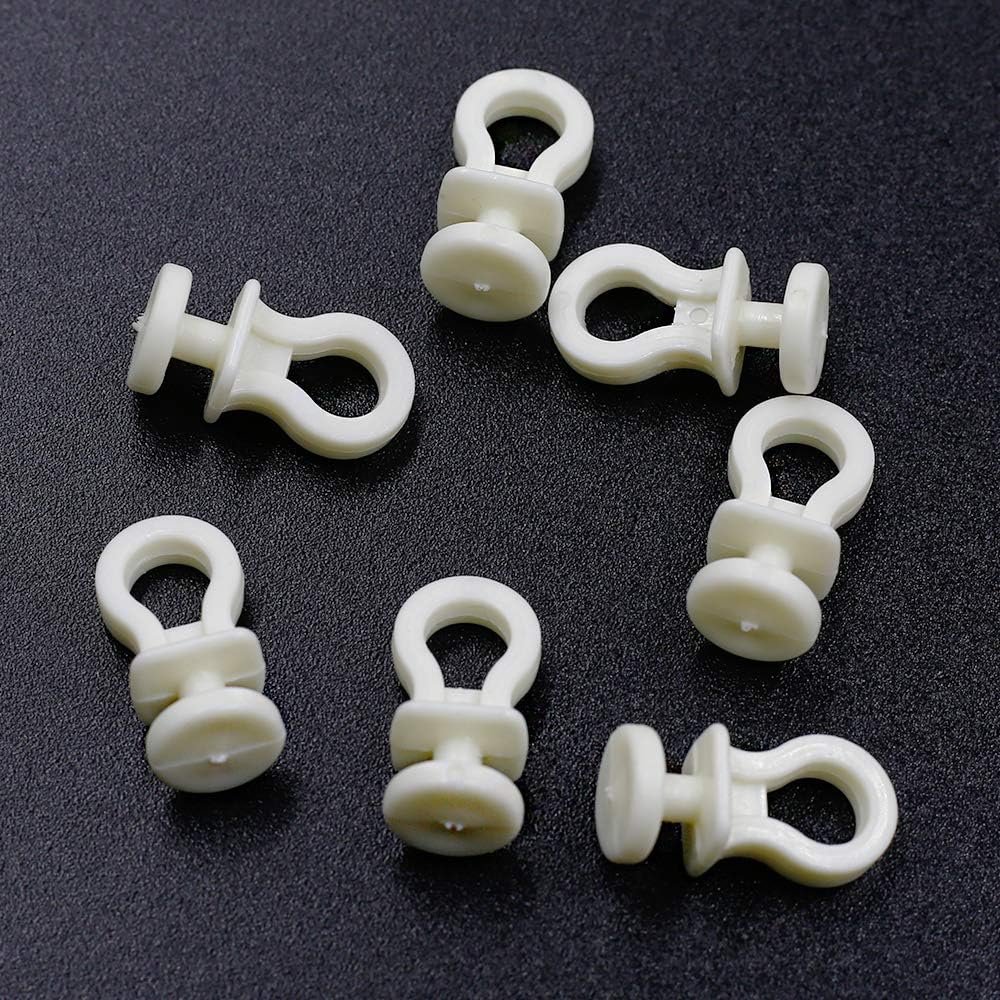 Luomorgo 50 Pcs Plastic Rollerbolt Window Curtain Glider Track Carrier Slide Wheels Rollers | Slide Wheels, Rollers