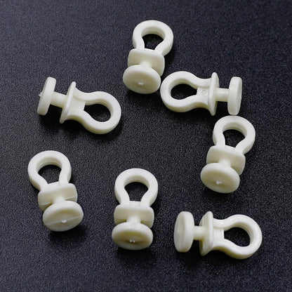 Luomorgo 50 Pcs Plastic Rollerbolt Window Curtain Glider Track Carrier Slide Wheels Rollers | Slide Wheels, Rollers