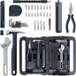 HOTO 40-Piece Tool Kit, Household Essentials Tool Set w/Smart Electric by HOTOTools