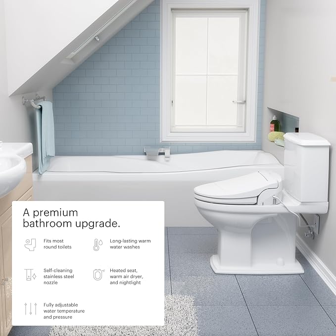 Brondell SE400-RW Swash SE400 Electric Bidet Toilet Seat - Image 4
