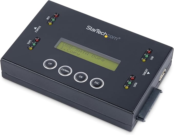 StarTech.com 1:1 Standalone Hard Drive and USB Thumb Drive Duplicator/Eraser by StarTech