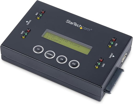 StarTech.com 1:1 Standalone Hard Drive and USB Thumb Drive Duplicator/Eraser by StarTech