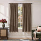 Lazzzy Velvet Blackout Curtains Thermal Insulated Room Window Drapes Super Soft by Lazzzy