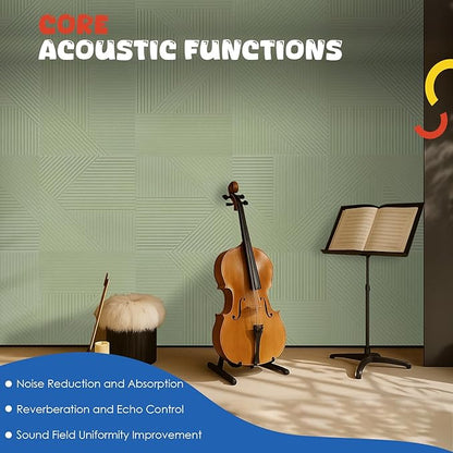 EVENRISING Acoustic Panels 6 Pack, Soundproof Wall Panels 23.6 x 23.6 Inches - Image 3