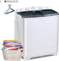 Portable 22 lbs Twin Tub Washing Machine by Erivess