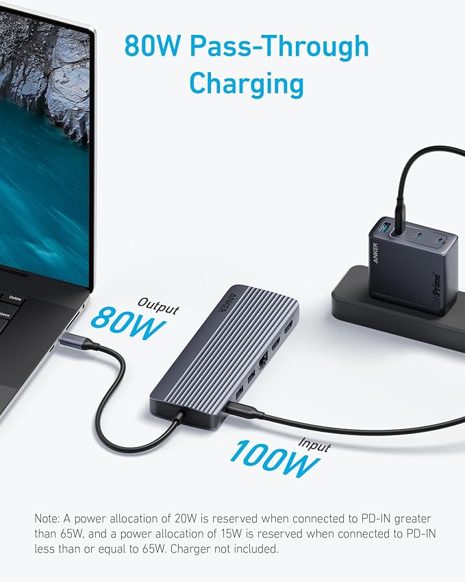 Anker Laptop Docking Station, 14 in 1 USB C Hub, Triple Display - Image 7