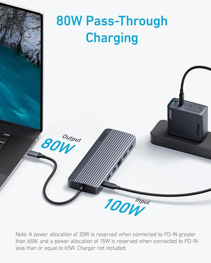 Anker Laptop Docking Station, 14 in 1 USB C Hub, Triple Display - Image 7