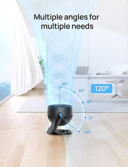 Dreo Fan for Bedroom, 12 Inches, 70ft Powerful Airflow, 28db Quiet Table Air - Image 5