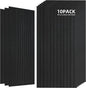 TO-TH Wood-Look Acoustic Wall Panels, 10 Pack 47.2” x 23.6” Sound Panels by TO-TH