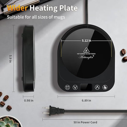 Smart Coffee Mug Warmer, 50W Fast Heating Coffee Warmer - Image 2