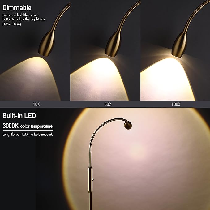 O’Bright Ray – Adjustable LED Beam Floor Lamp, Dimmable and Zoomable Spotlight - Image 4