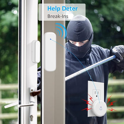 Wieless Door Bells Chimes, AMHEY Door Chime Doorbell - Image 2