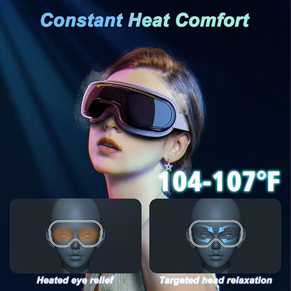 Eye Massager with Heat, Heated Eye Mask, Compression Massage, Eye Massager - Image 2