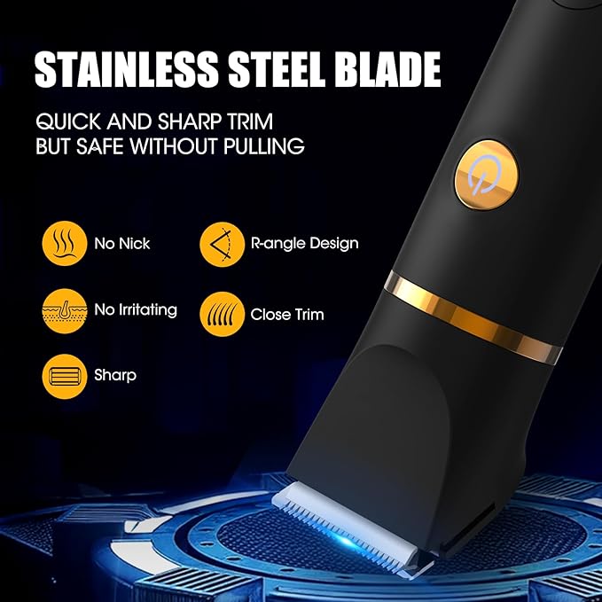 Qreeyx Manscape Body Trimmer for Men, 3 in 1 Men's Grooming Kit - Image 2